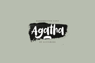 Agatha: A Bold, Playful Handwritten Font