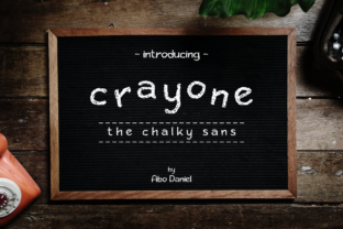 Crayone: A Chalky Sans for Creative Workflows