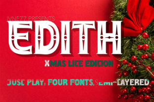 Edith Family: Classic, Semi-Layered Font