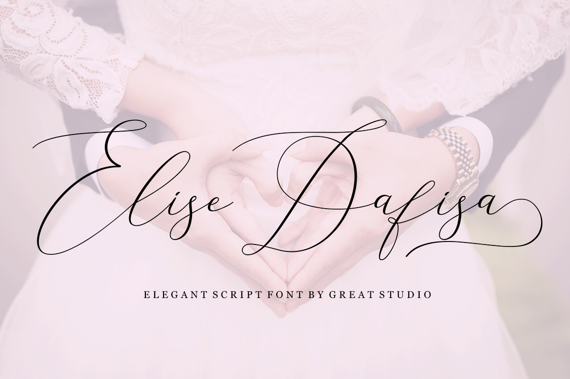 Elise Dafisa Script: Elegant Typography for Every Project