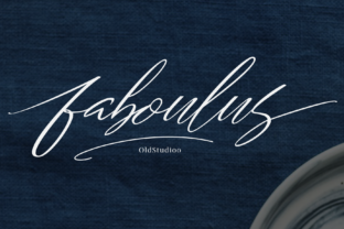 Faboulus: A Modern Script Font for Creative Expression