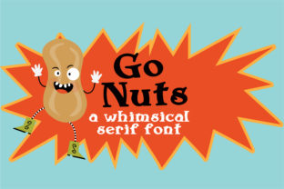 Go Nuts with This Thick and Bold Serif Font