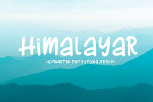 Himalayar: A Versatile Handwritten Font for Casual and Creative Projects