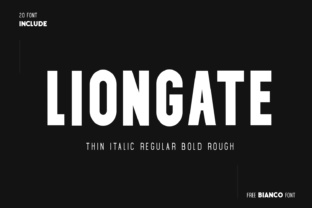 Liongate: A Versatile Sans Serif for Streamlined Workflows