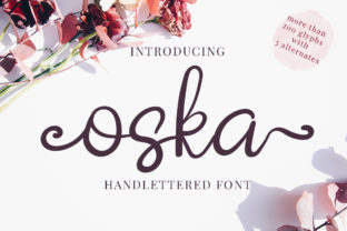Oska: A Handmade Calligraphy Font for Elegant Design