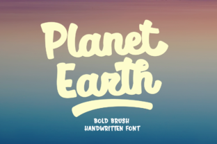 Planet Earth Font for Creative Design
