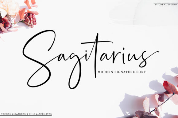 Sagitarius: The Elegant Script Font for Upscale Design