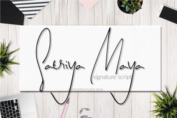 Satriya Maya: A Handwritten Font with Timeless Elegance