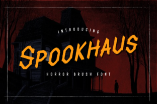 Spookhaus: A Bold Font for Horror and Halloween Projects