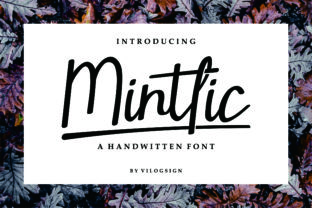 The Mintlic Font: A Modern Handwritten Touch for Creative Design