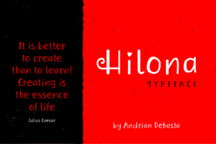The Rise of Hilona: A Handwritten Serif Font for Modern Creativity