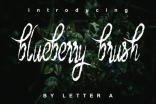 The Versatility and Appeal of Blueberry Brush: A Calligraphy Font for Modern Creatives