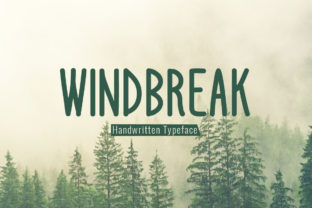 Windbreak: A Versatile Handwritten Font for Every Project